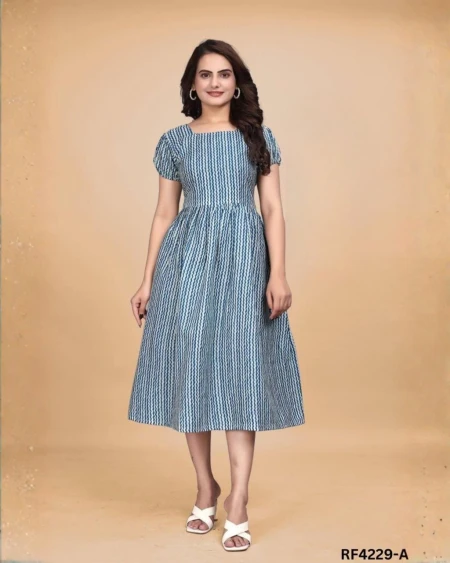 Beautiful One Piece Cotton Dress for Women