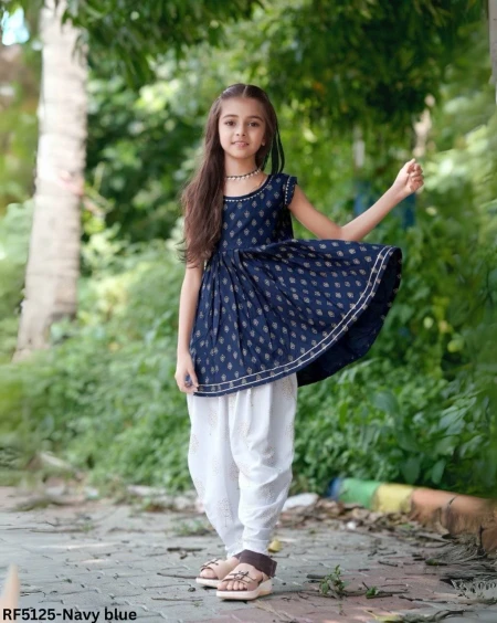 Designer Patiala Dhoti Set for Kids – Party & Festive Wear!