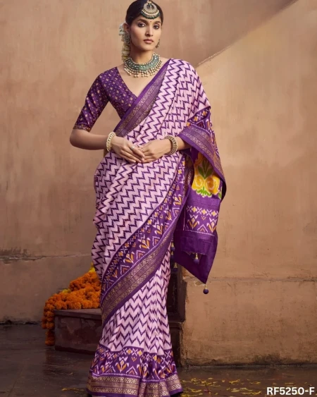 Luxury in Every Drape – Elegant P.V Silk Printed Saree!