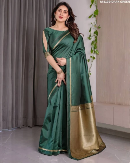 Elegant Pure Banarasi Silk Saree with Zari Weaving!