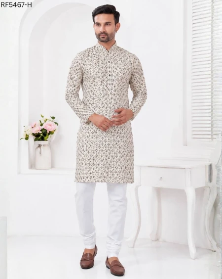 Rayon Cotton Digital Print Kurta Pajama Comfortable Ethnic Wear!