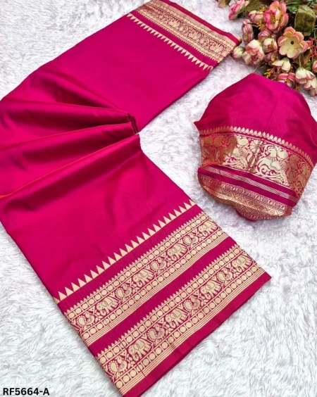 Soft Silk Saree with Zari Work Elegant Traditional & Festive Wear for Women!