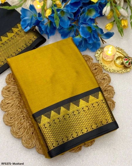 Elegant Cotton Silk Saree with Unstitched Blouse!
