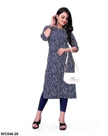 Premium Heavy Crepe Kurti Combo –  40 Designs!