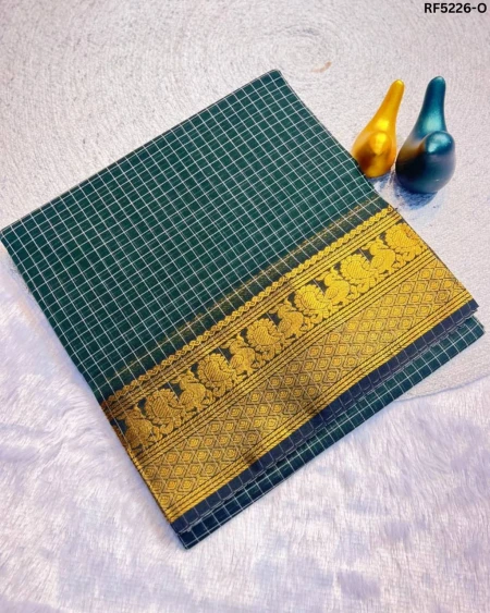 Premium South Cotton Silk Saree-Elegant & Lightweight!