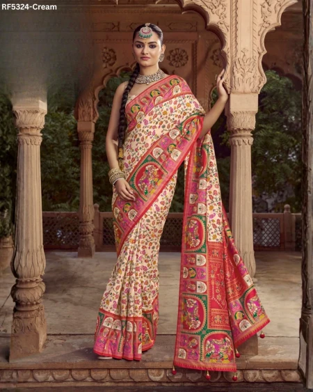 A Saree That Never Goes Out of Style P.V Silk Beauty!