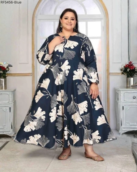 Premium Rayon Top Gown Comfortable Ethnic Wear!
