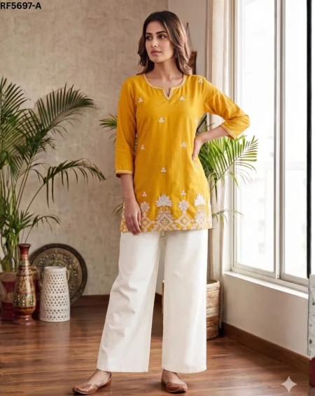 Elegant Rayon Slub Top & Palazzo Co-ord Set for Stylish Everyday Wear!