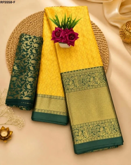 Pure Mercerised Cotton Silk Saree with Rich Zari Border!