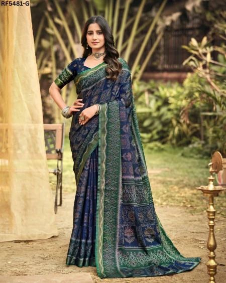 Cotton Floral Print  Daily Wear Saree!