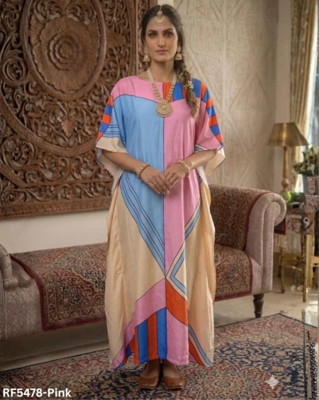 Leon Printed Kaftan Stylish Summer Wear Comfortable Ethnic Outfit!