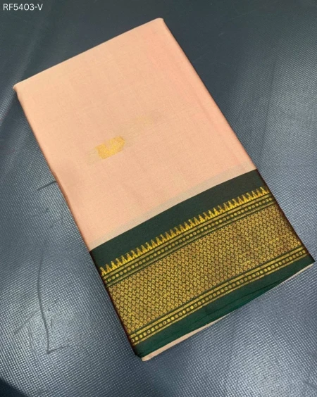 Cotton Silk Saree with Gold Weaving Border Unstitched Blouse Elegant Festive Wear for Women!