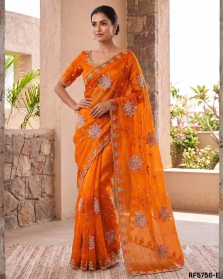 Elegant Soft Space Silk Saree with Beads Work – Premium Festive Wear!