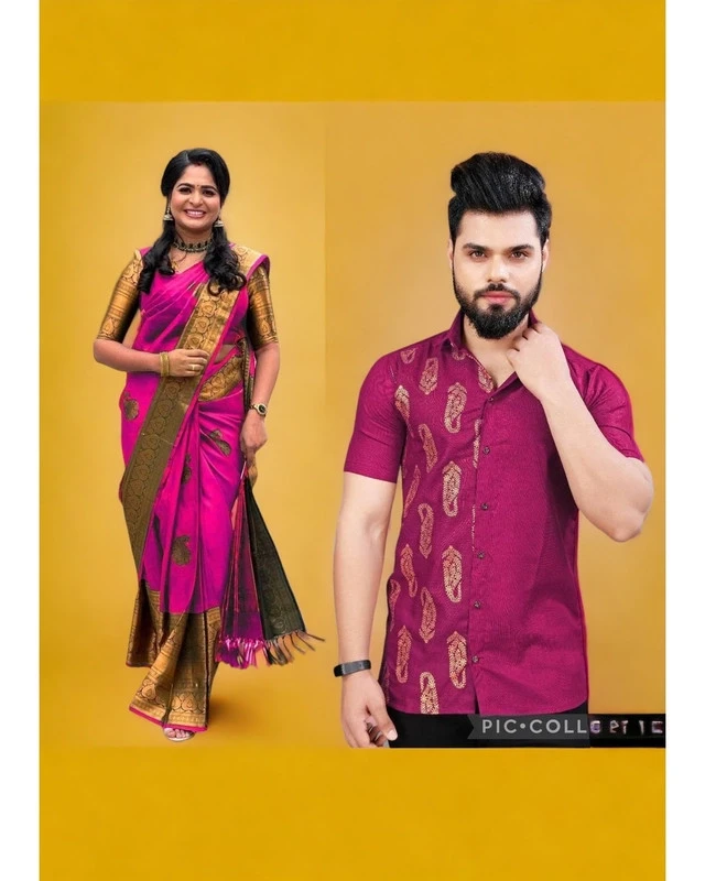 Mens & Women Indian Couple Style Matching Ideas