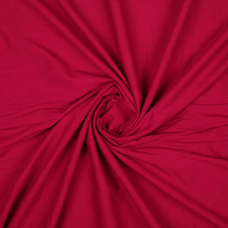 Raspberry Red Viscose Rayon Fabric