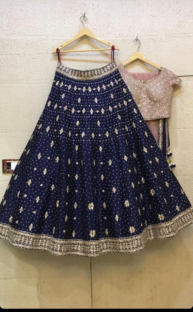 Designer Navy Blue Lehenga With Heavy Embroidery Work Choli Vastraqueen Ethnic plus lehenga haul reviews huge affordable designer lehenga haul online lehenga haul. designer navy blue lehenga with heavy