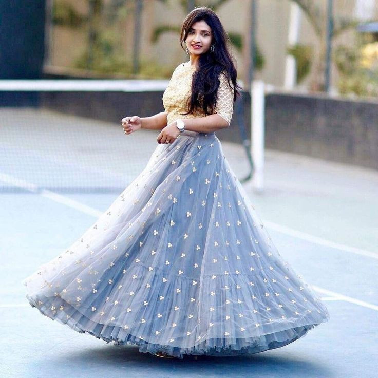 Pretty Grey Color Soft Net Lehenga Choli 2021