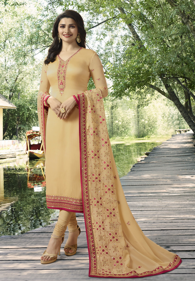 prachi desai yellow anarkali