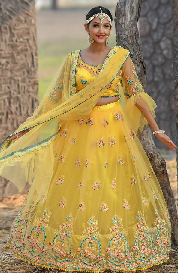Amazing Yellow Color Lehenga Choli For Girls Vastraqueen Click on the products and log in to see price details. amazing yellow color lehenga choli for