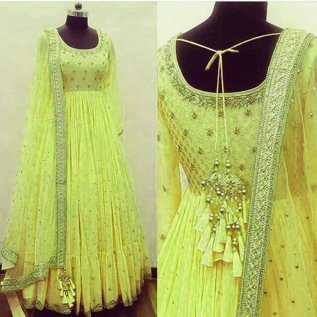 long gown yellow