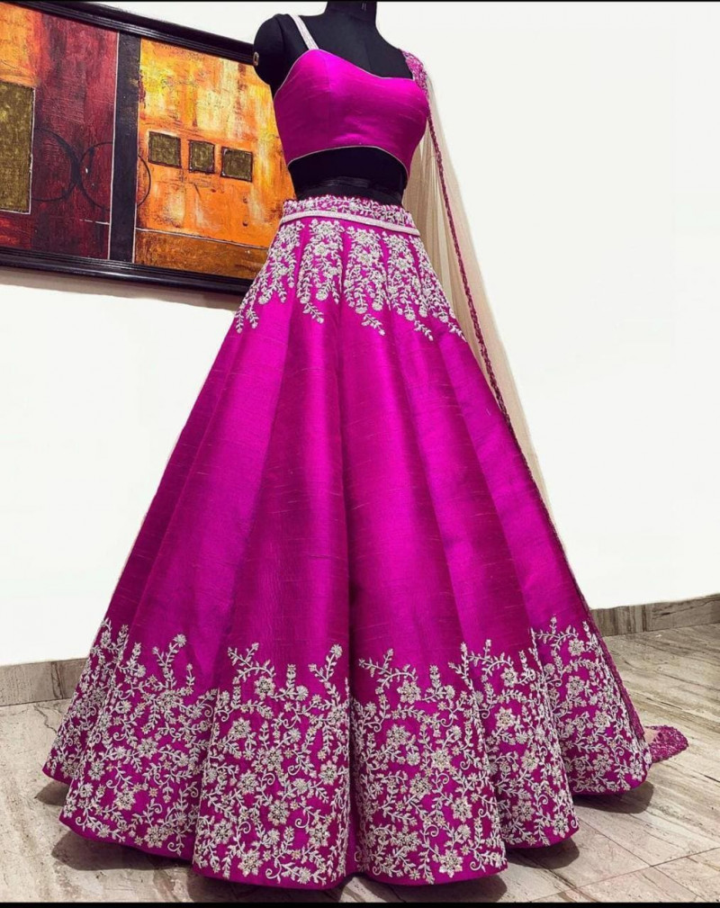 Wedding Wear Pink Designer Beautiful 