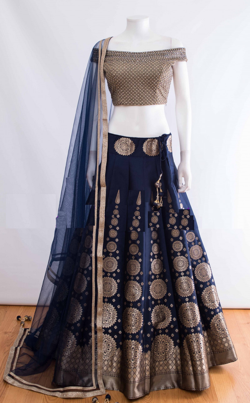 sequence work lehenga choli