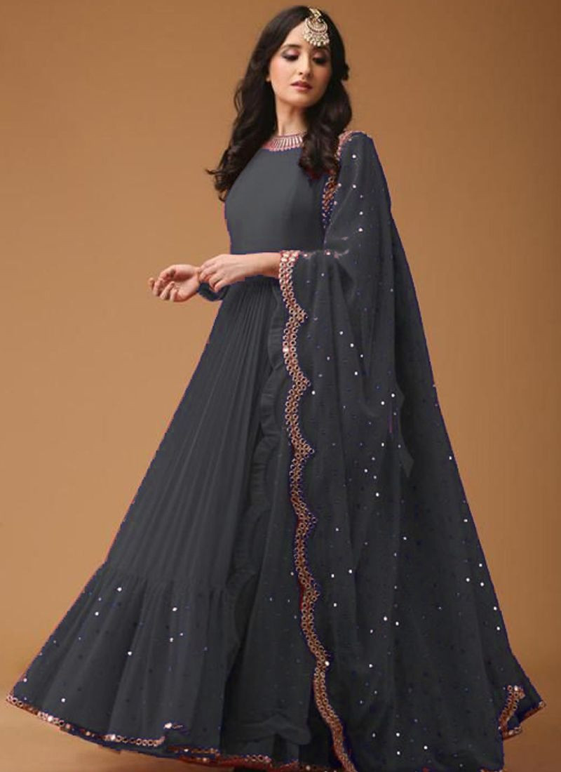 new simple long frock