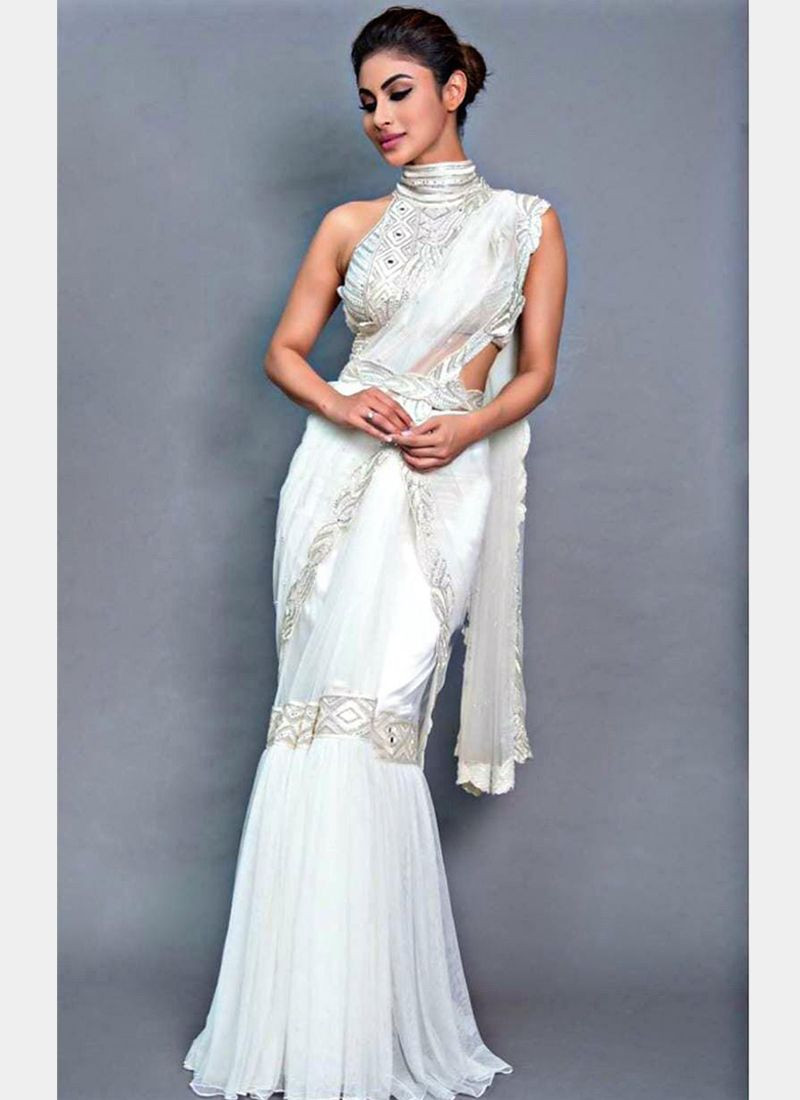 readymade fancy saree