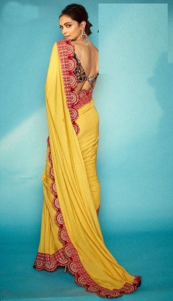 plain yellow blouse