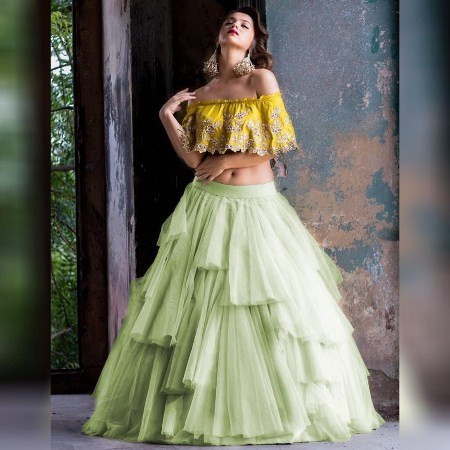 frill lehenga online