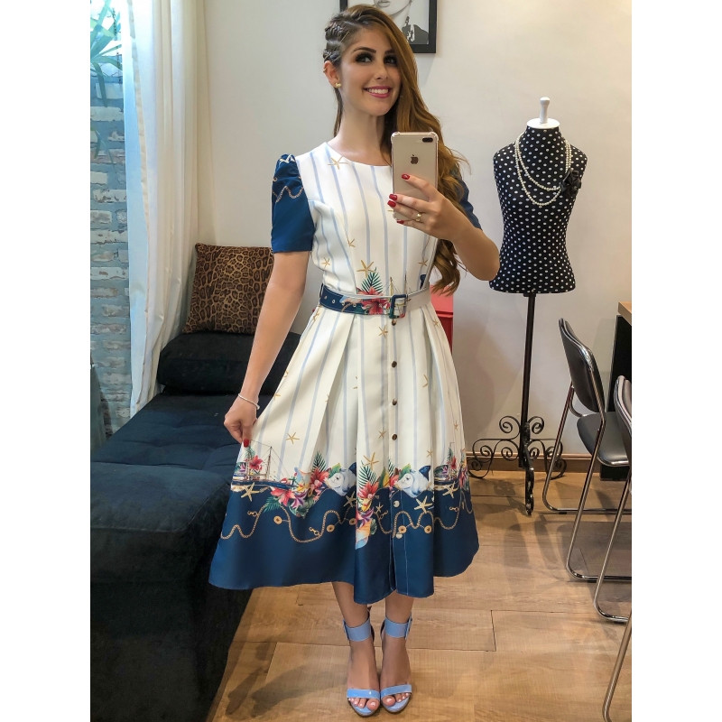 stitched one piece dress