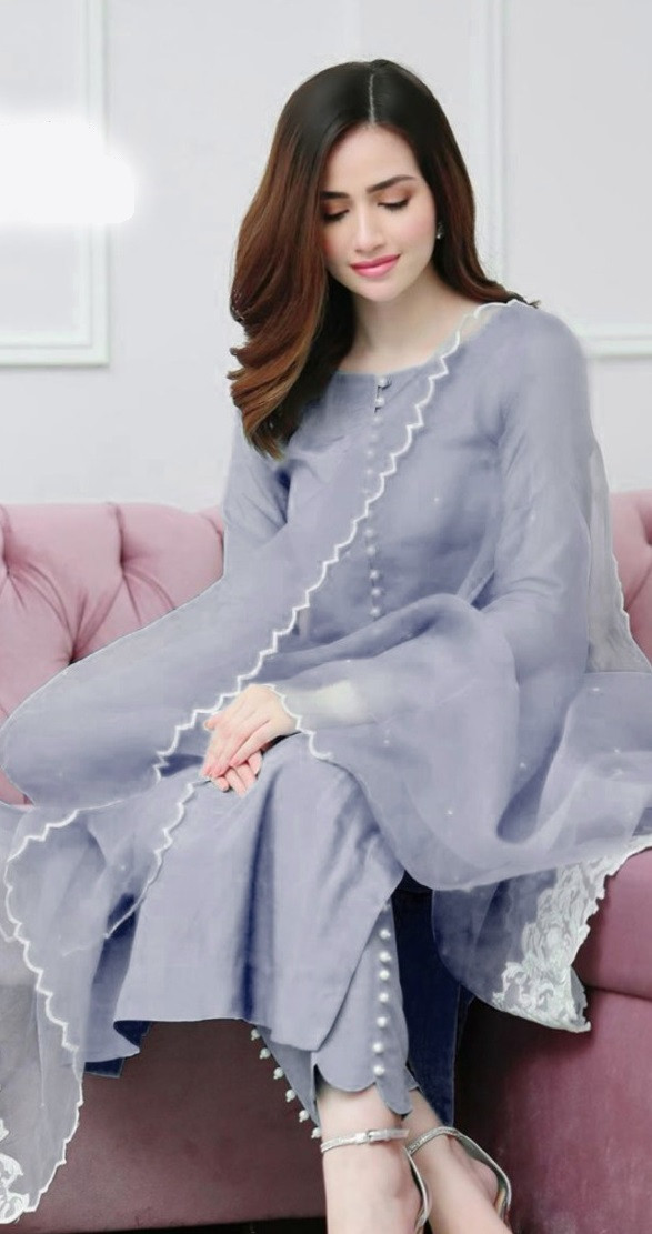 Plain kurti with pant Clearance